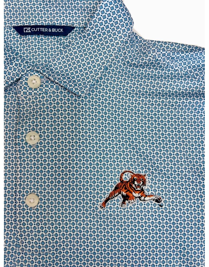 Cutter & Buck Leaping Tiger Square Diamond Polo