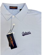 Divots Script Auburn Super thin Stripe Polo