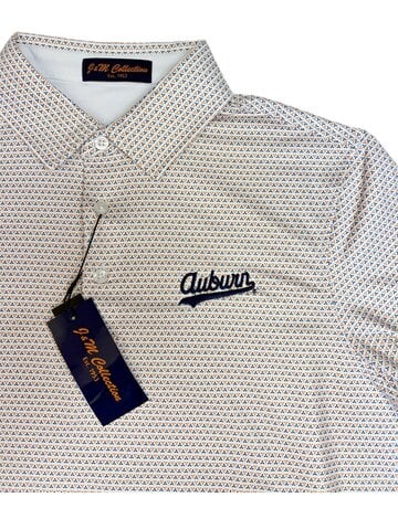 Divots Script Auburn Boomerang Polo