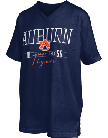 Pressbox Ladies V-Neck Auburn Tigers 1856 T-Shirt