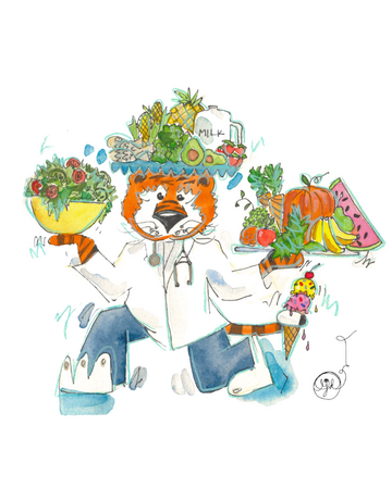 Art by LJD Dietitian Aubie