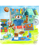Art by LJD Camp Counselor Aubie