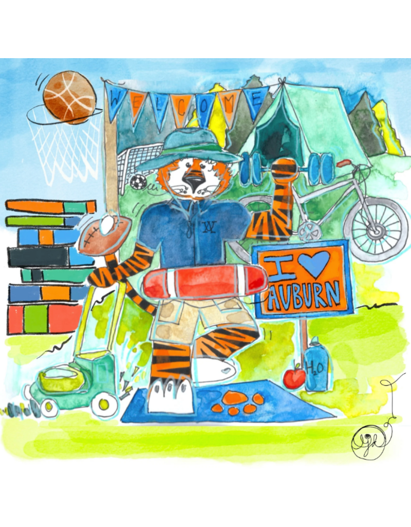 Art by LJD Camp Counselor Aubie