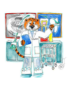 Art by LJD Dentist Aubie