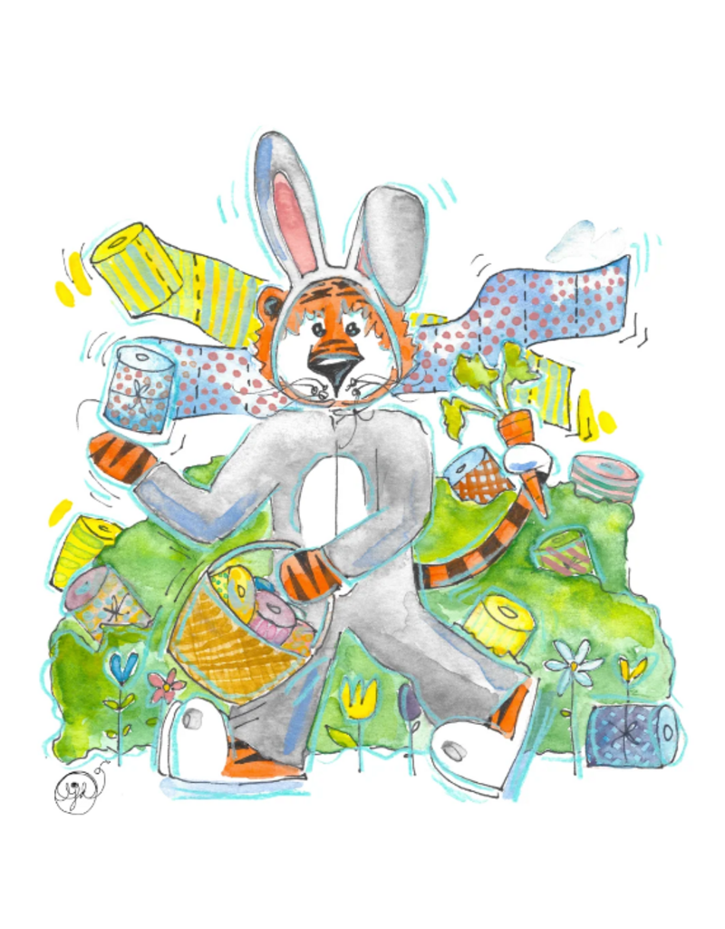 Art by LJD Easter Bunny Aubie