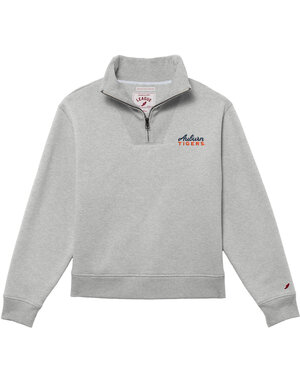 League Collegiate Wear Ladies 1/4 Zip Script Auburn Tigers
