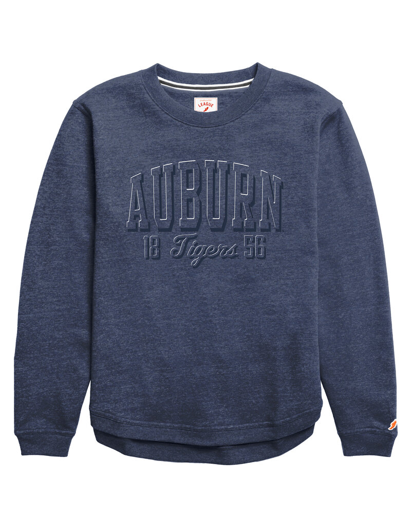 League Collegiate Wear Ladies Victory Arch Auburn Script Tigers 1856 Crew