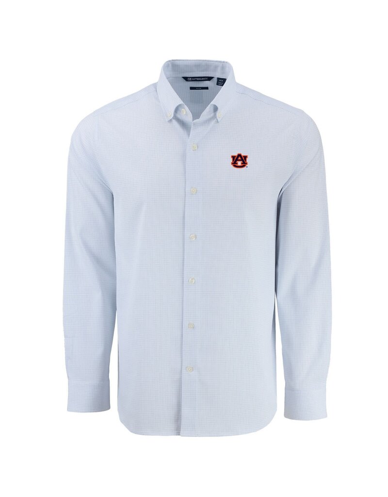 Cutter & Buck AU Windowpane Button Down Dress Shirt