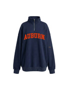 Hype & Vice Arch Auburn Embroidered 1/2 Zip Pullover