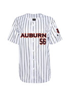 Hype & Vice Auburn 56 Pinstripe Baseball Jersey