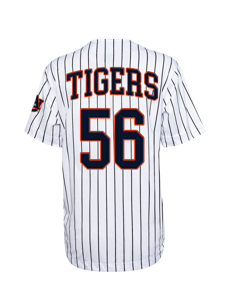 Hype & Vice Auburn 56 Pinstripe Baseball Jersey
