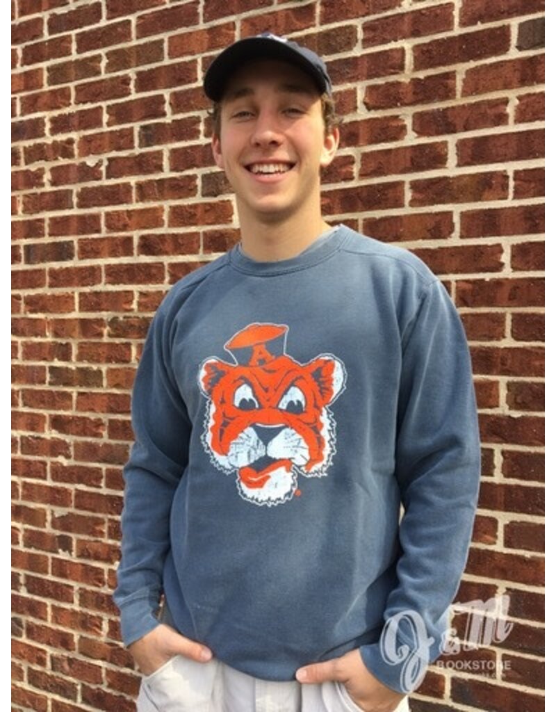 MV Sport Vintage Aubie Head Coastal Color Crew