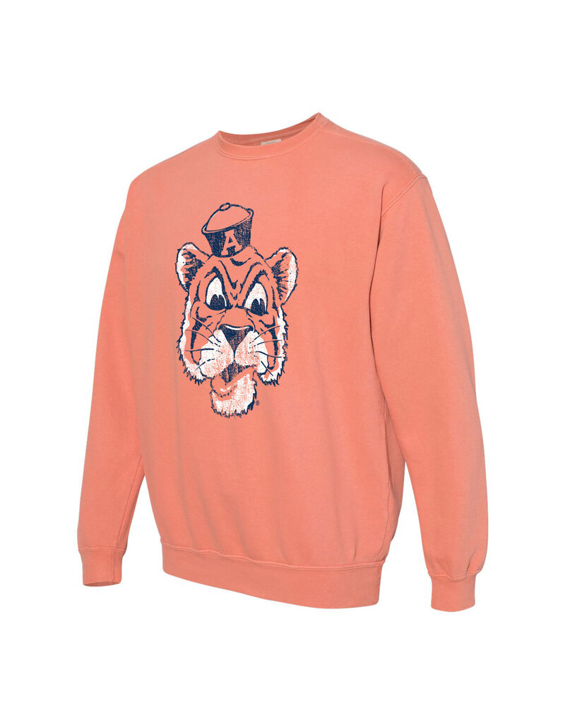 MV Sport Vintage Aubie Head Coastal Color Crew