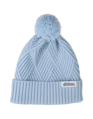 League Collegiate Wear Auburn Textured Cuff Light Blue Beanie