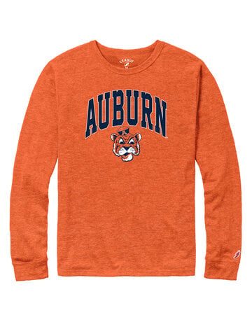 League Arch Auburn Large Vintage Aubie Long Sleeve T-Shirt