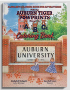Linda Bell Colquitt Auburn Tiger Pawprints Through The ABC's Coloring Book