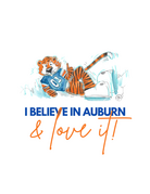 Art by LJD “I believe in Auburn and love it!” Aubie