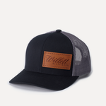 Willett Distillery Black Hat with Leather Patch