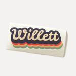 70s Willett Sticker