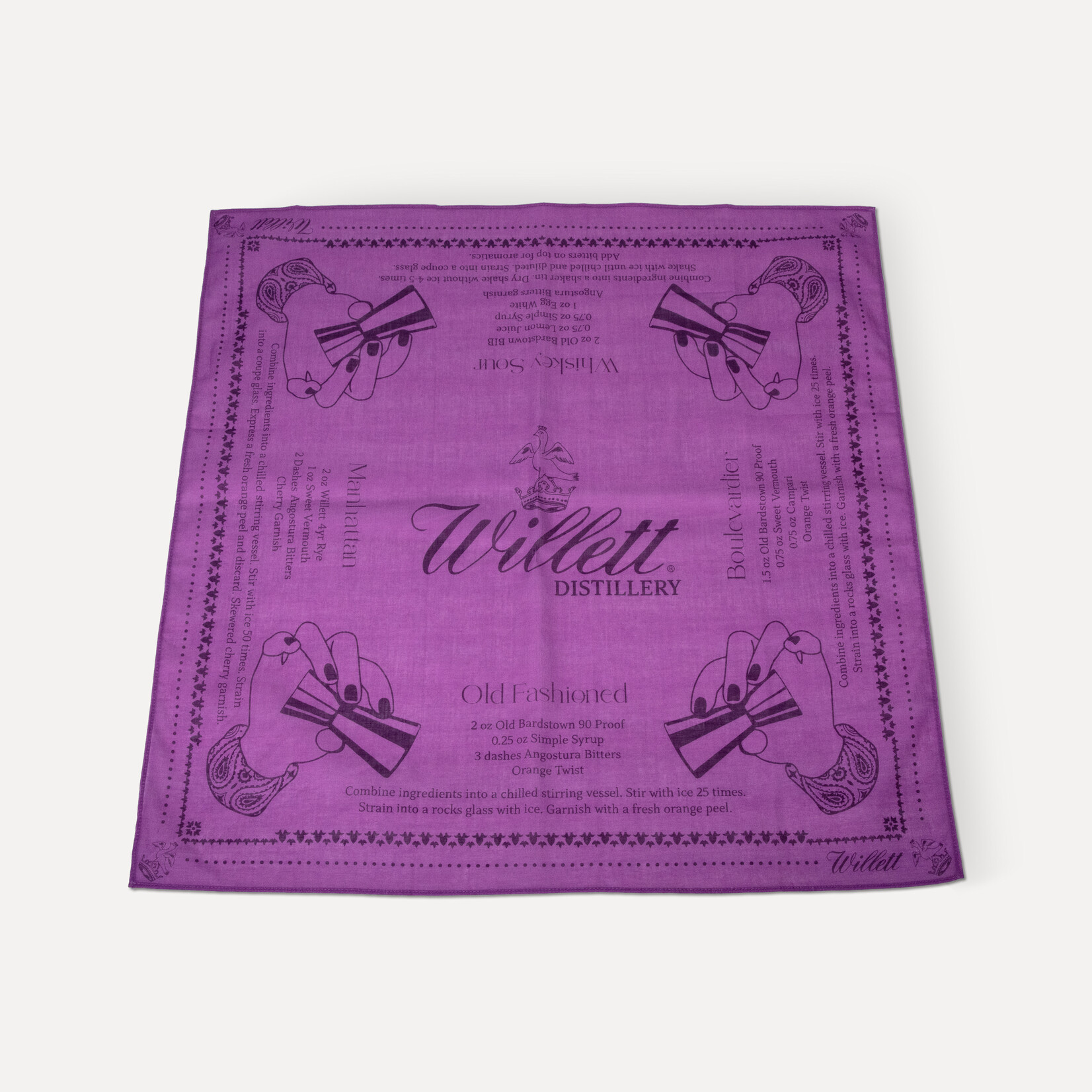 Willett Cocktail Bandana Purple