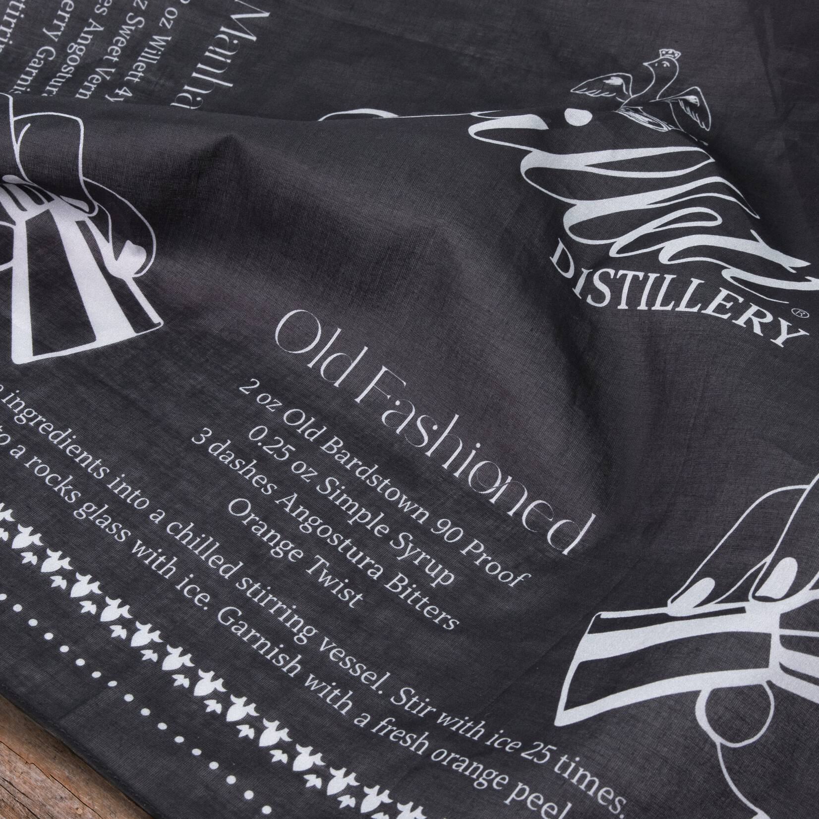 Willett Cocktail Bandana Black