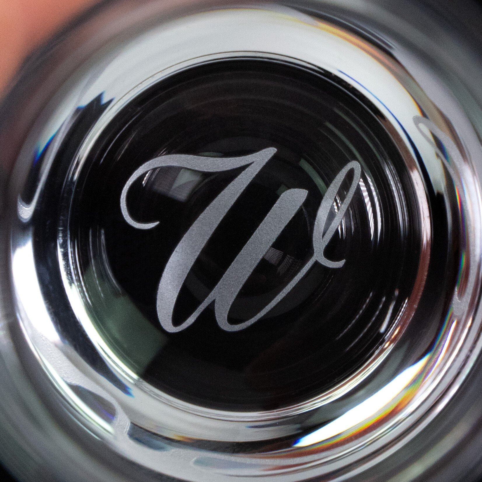 "W" Tumbler Glass