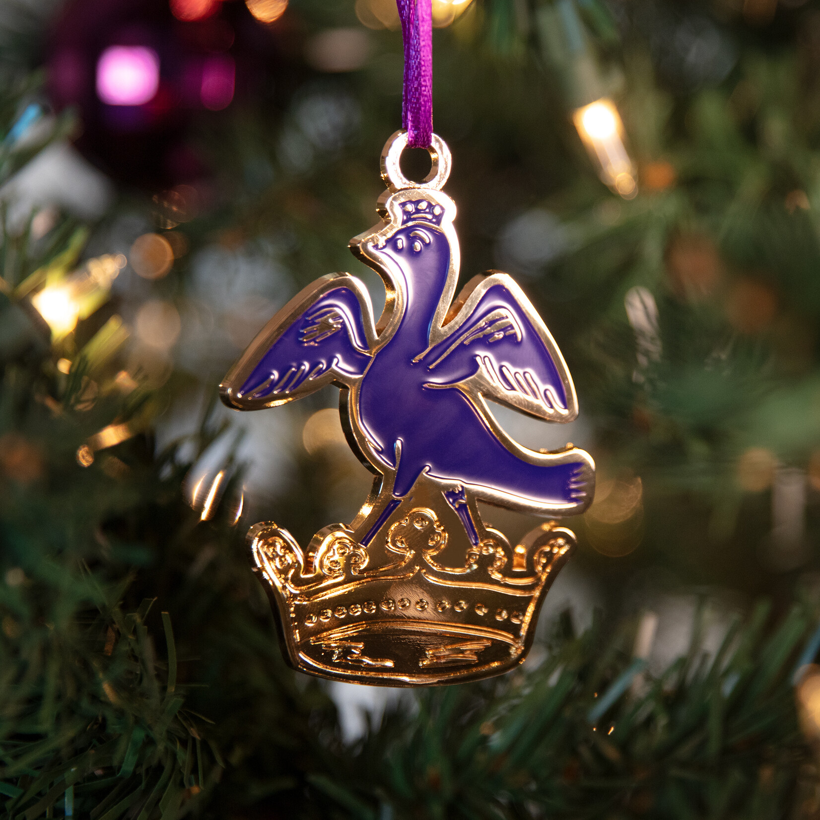 Bird & Crown Ornament