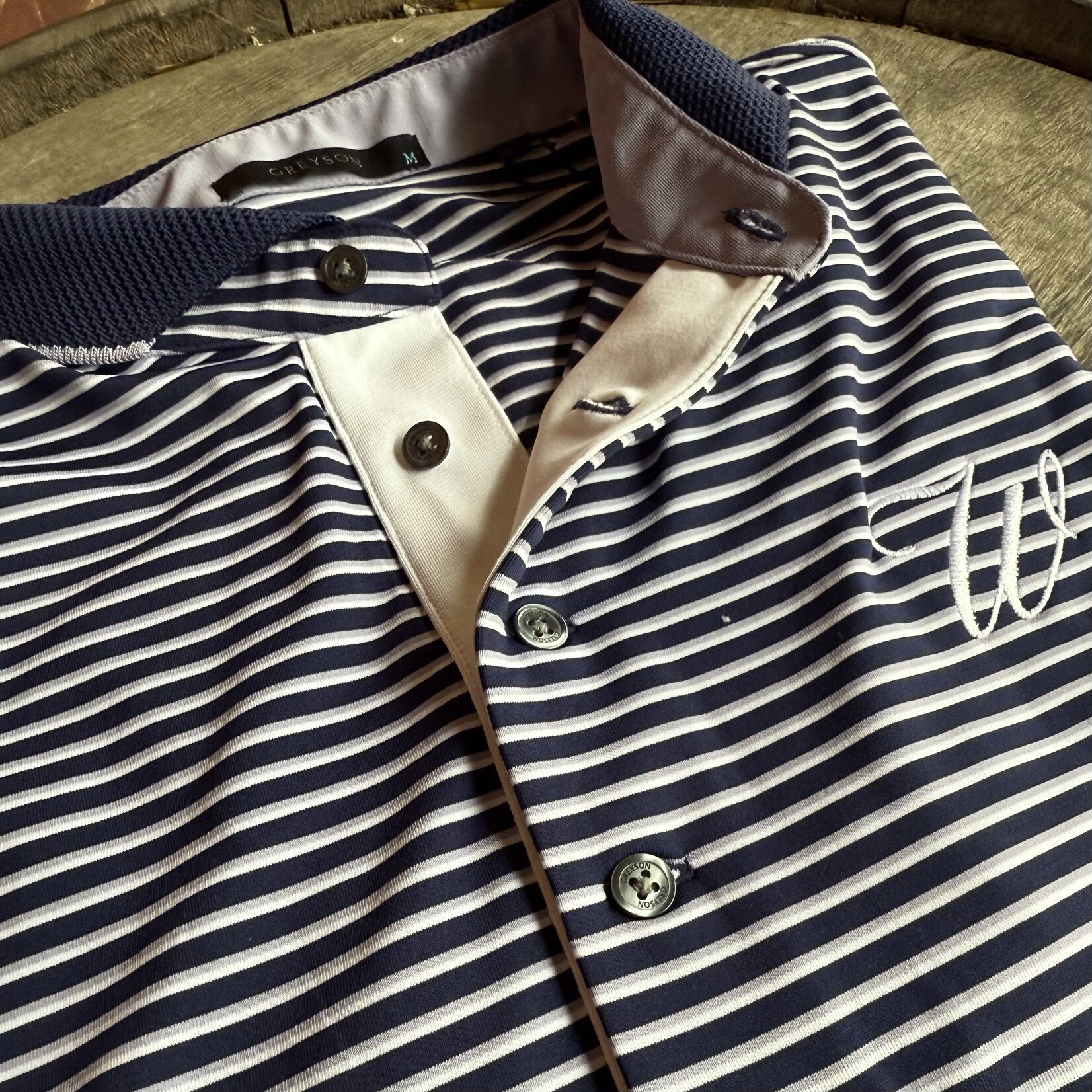 Greyson Hancock Stripe Polo