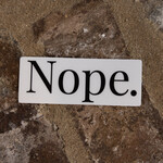 Nope Sticker