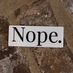 STICKER - Nope