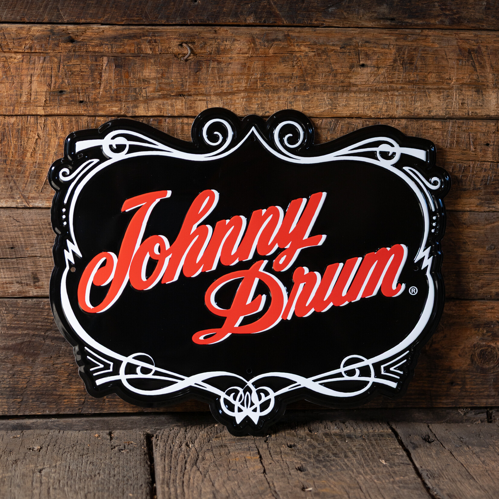 Johnny Drum Aluminum Sign