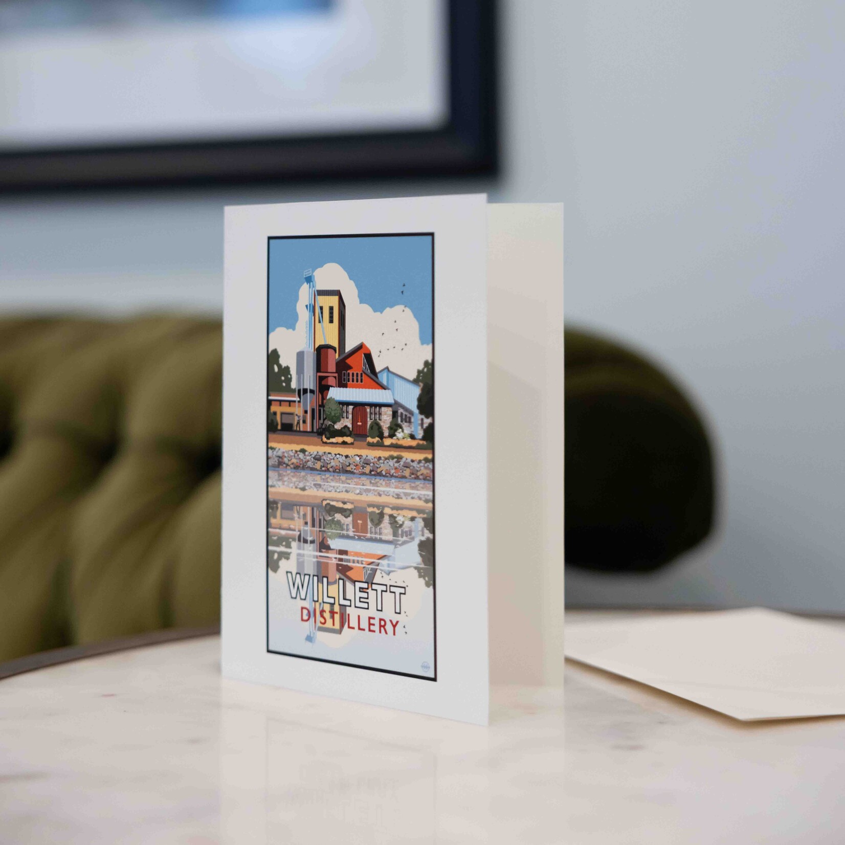 Distillery Reflection Notecard