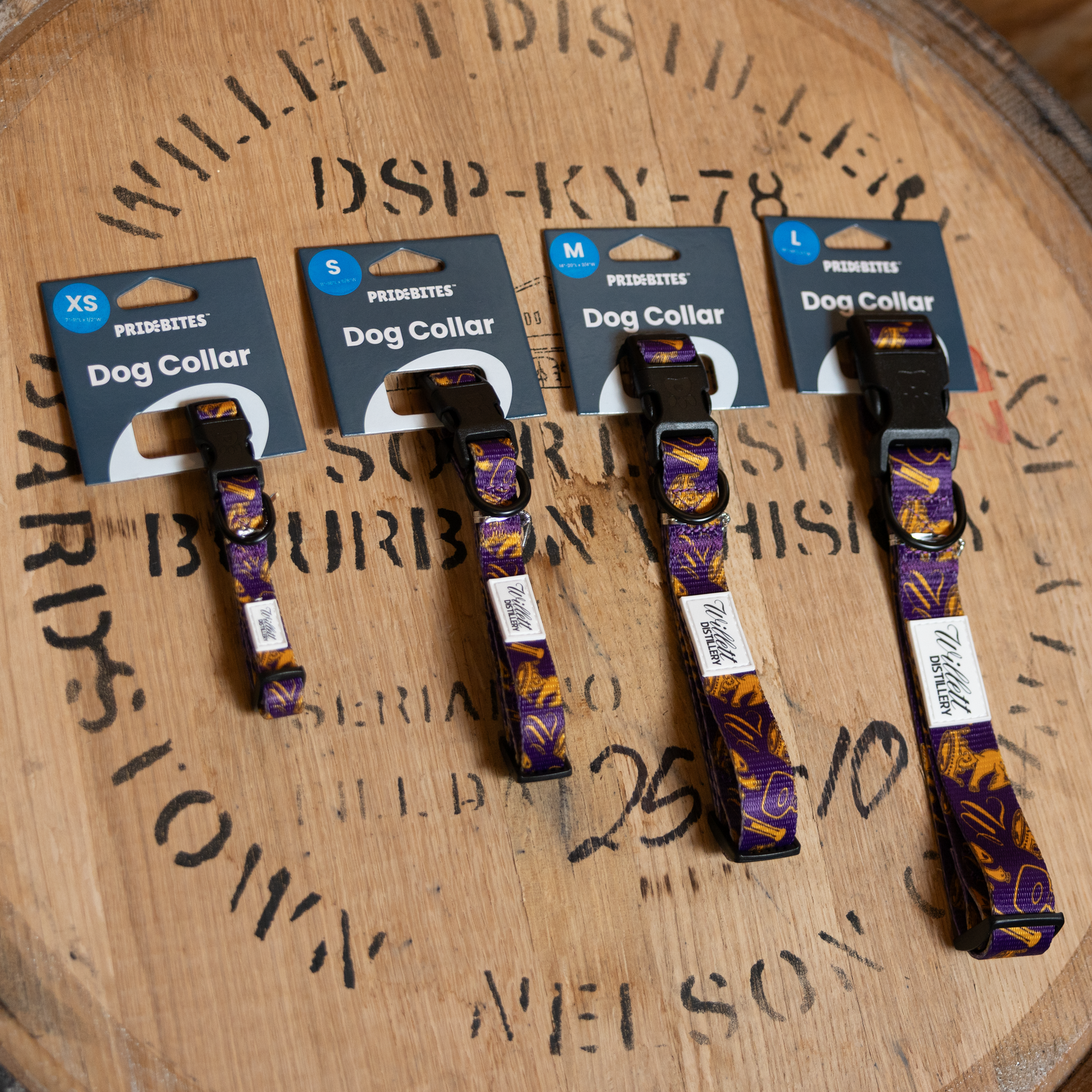 Purple and Gold Pet Collar