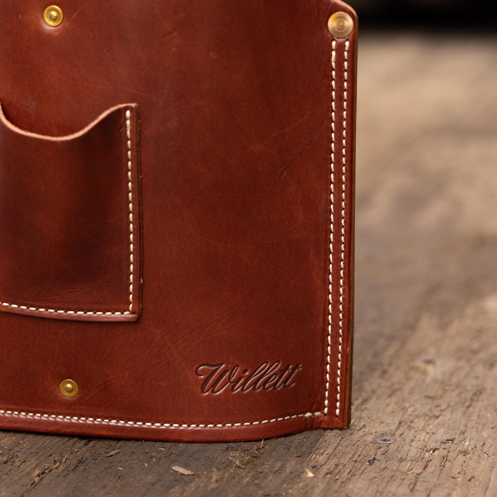 Handcrafted Leather Double Barrel Bottle Bag