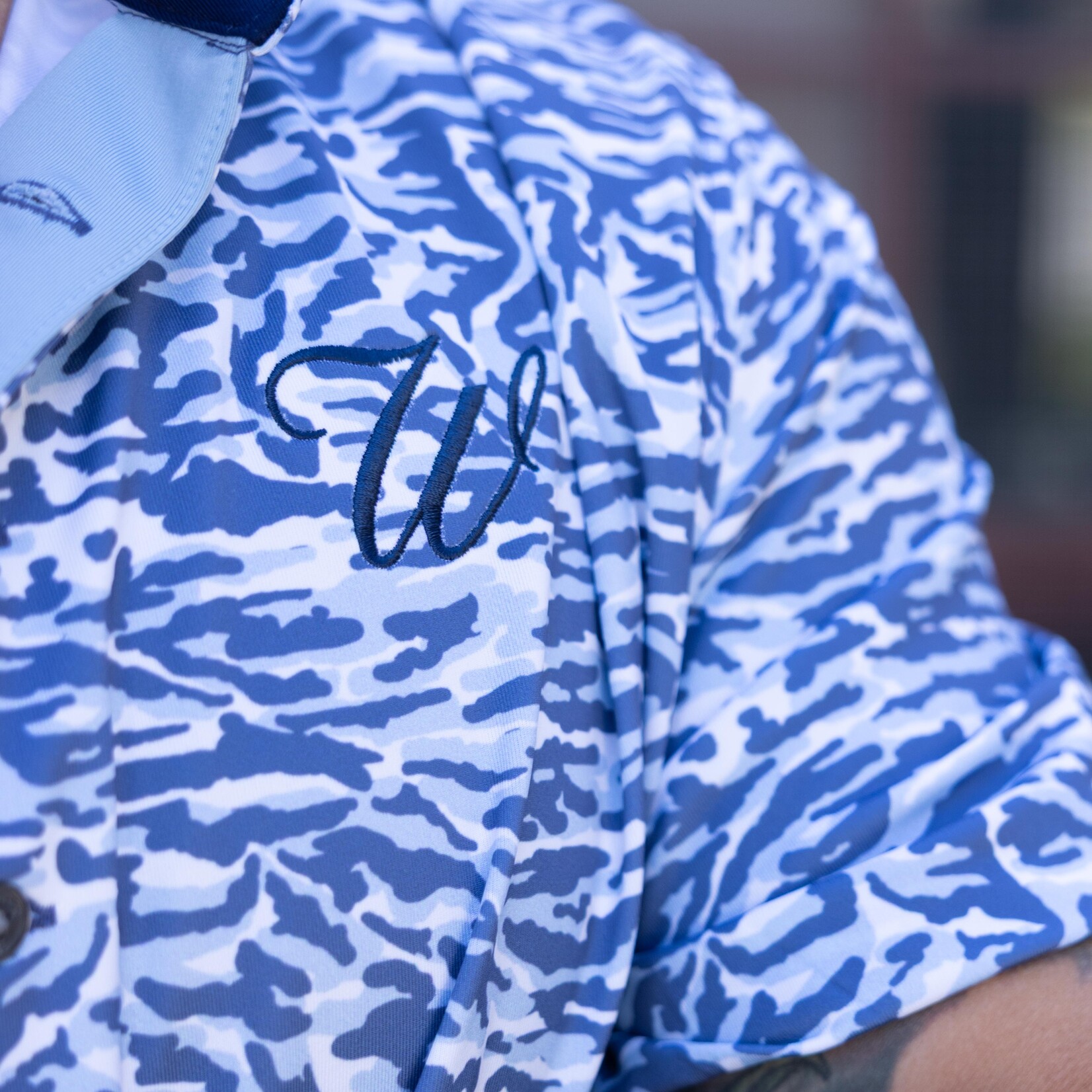 Stalking Wolf Camo Polo