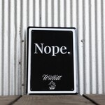 Nope Sign