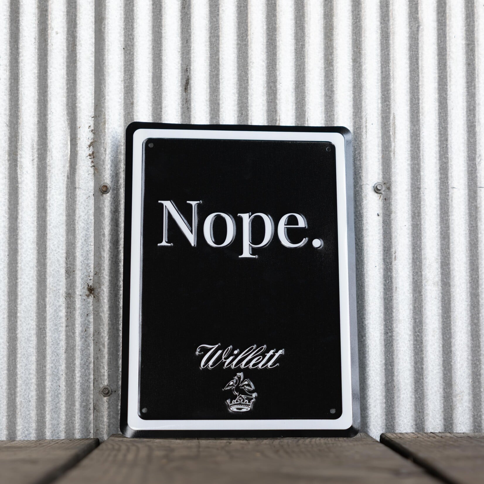 Nope Sign