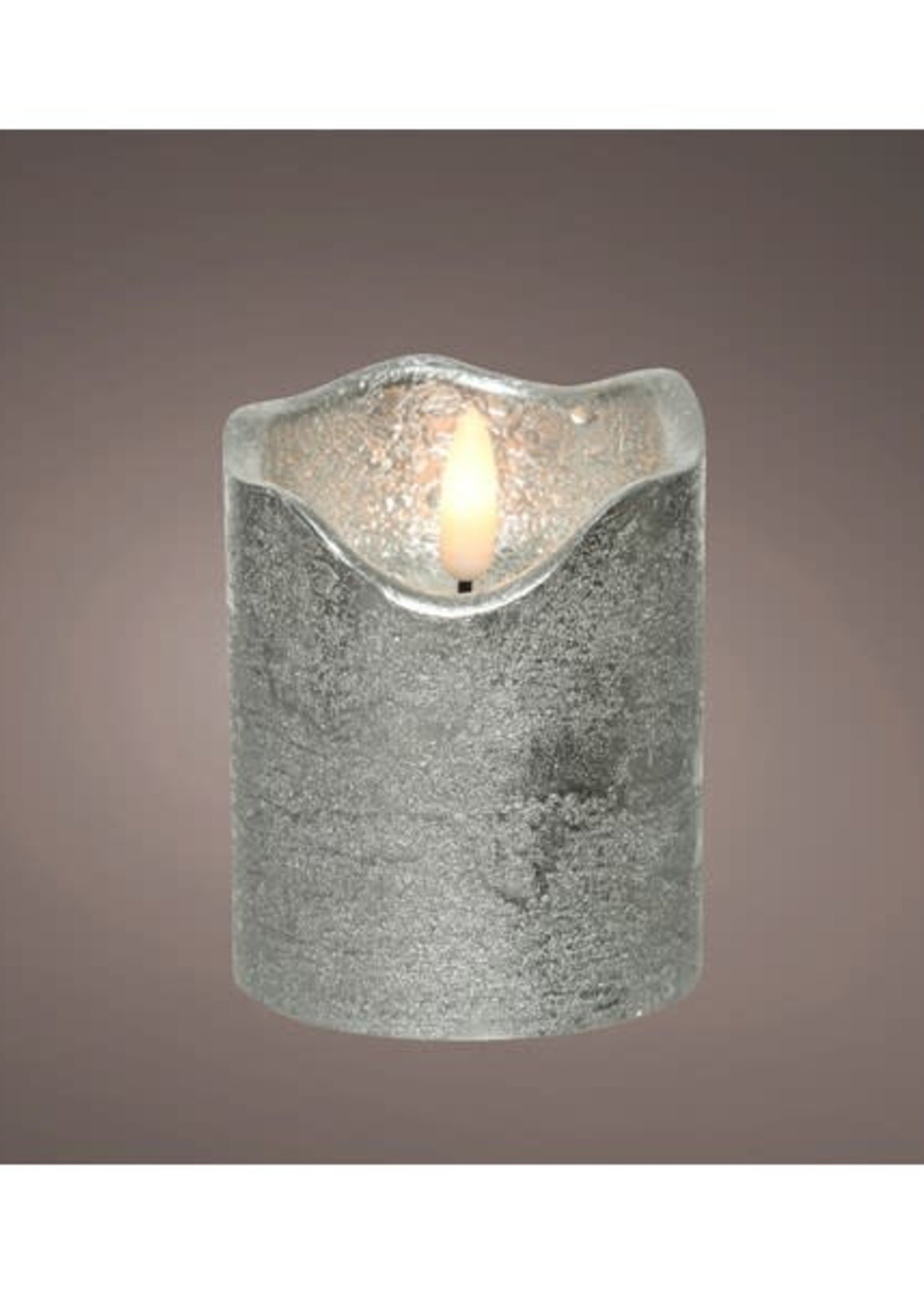 Design Decor LED wick candle wave top BO indoor