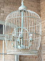Design Decor Vintage-Style Birdcage Chandelier