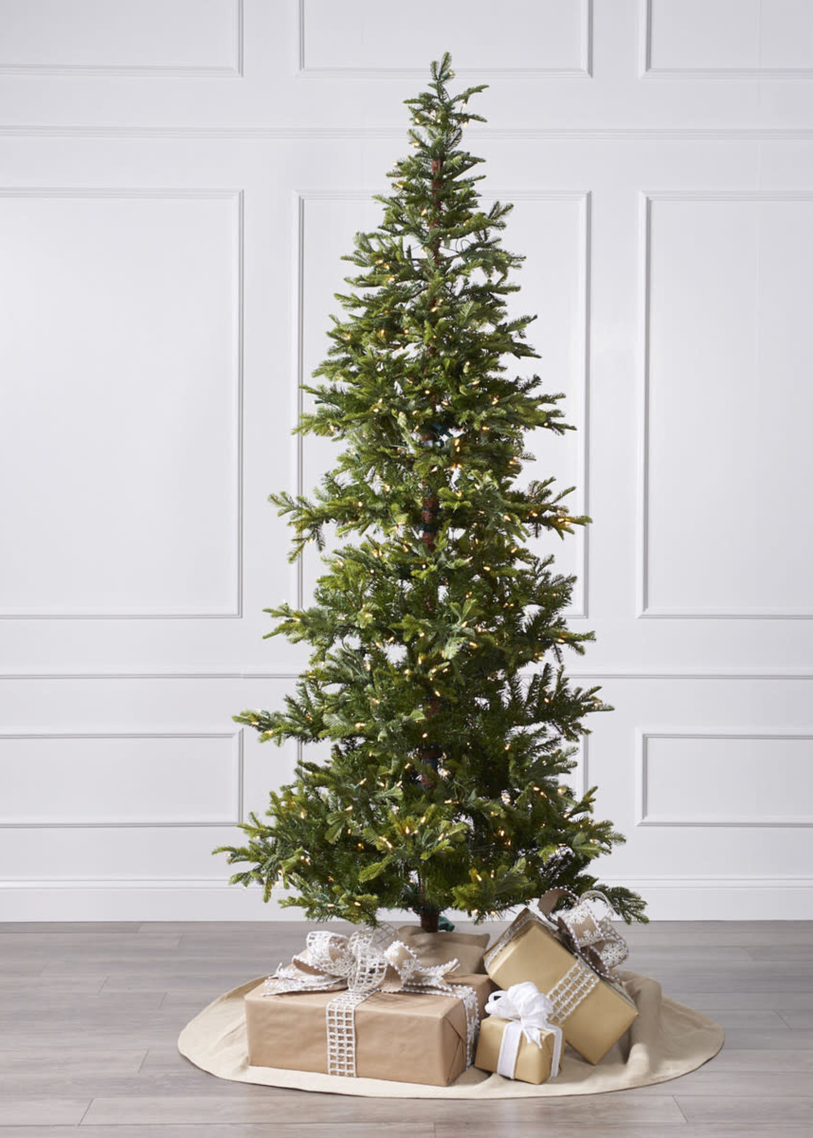 Design Decor 7.5FT HILLSDALE NOBLE TREE WITH LED LIGHTS