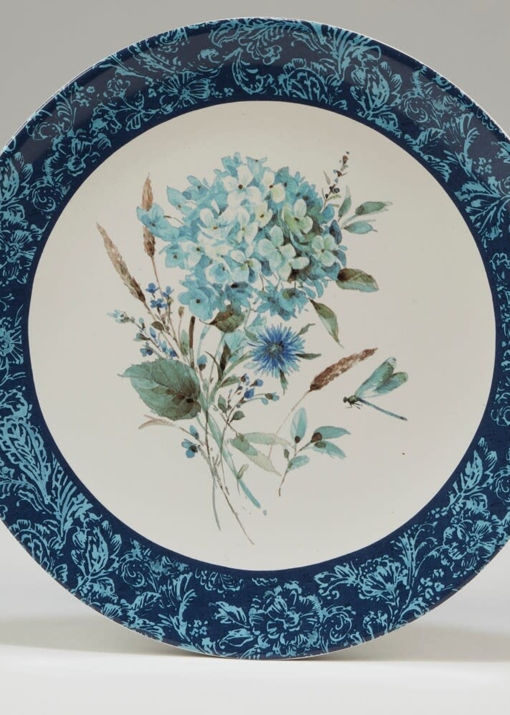 Design Decor Bohemian Blue Dinner Plate 11"