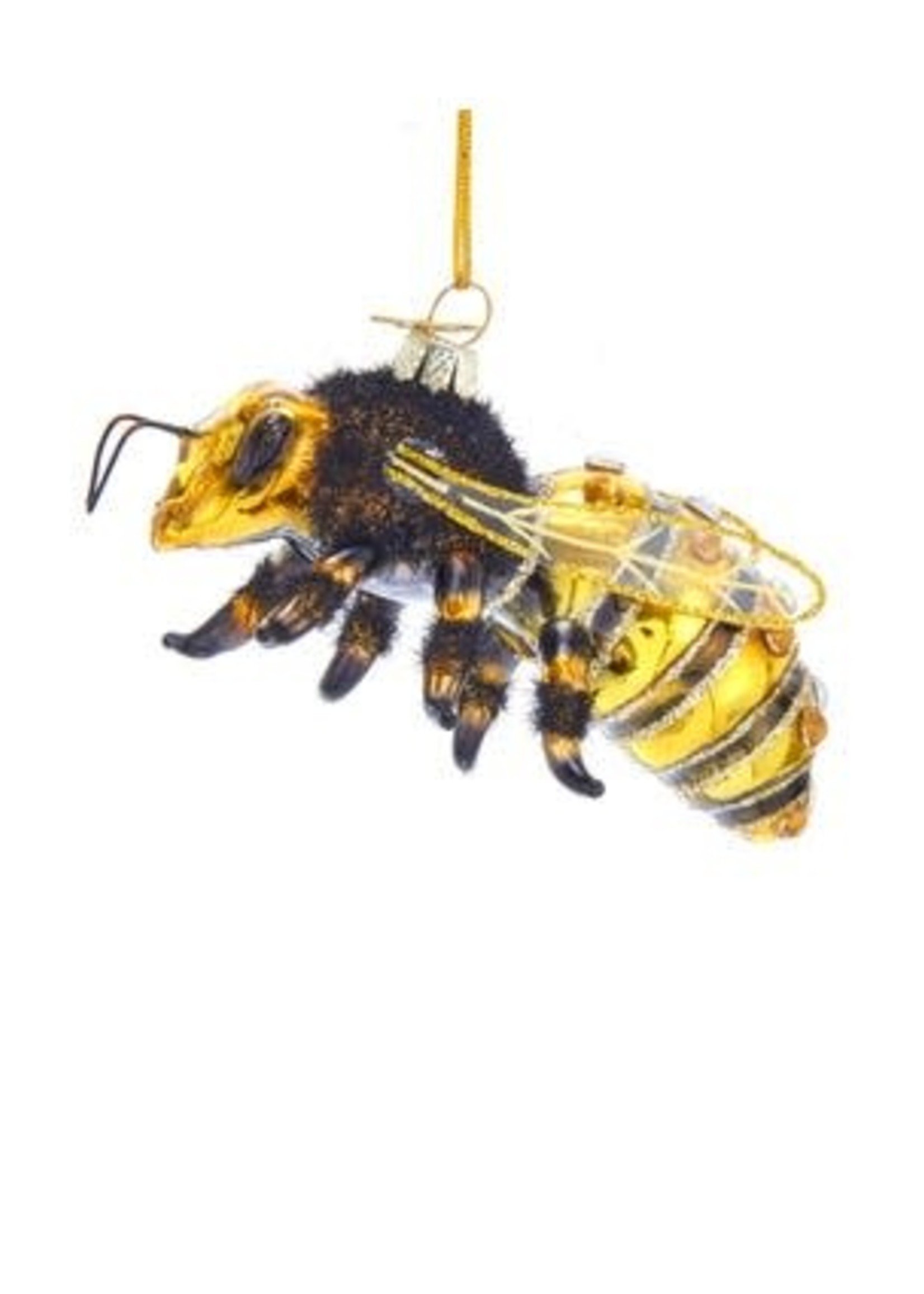 Design Decor Noble Gems™ Honey Bee Glass Ornament
