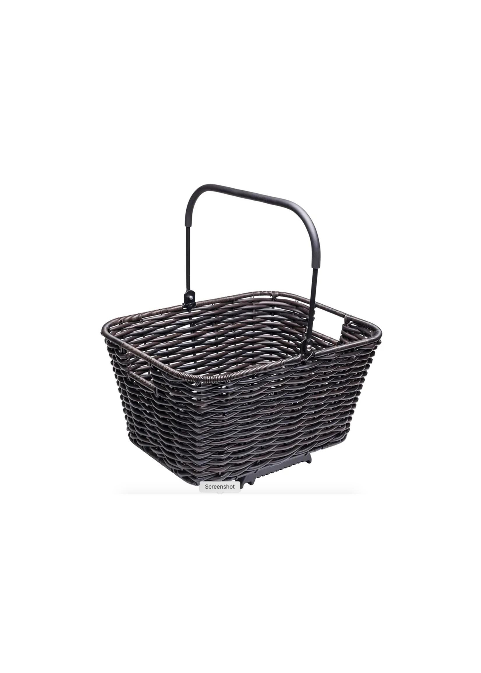 Tern eBikes Tern Basket Market Brown Wicker-Look 23L w/Klickfix quick release rack mount