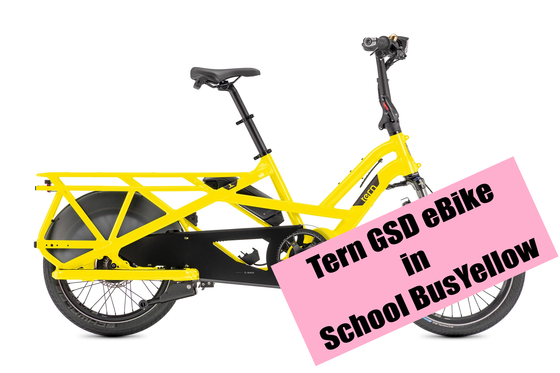 Tern GSD in School Bus Yellow
