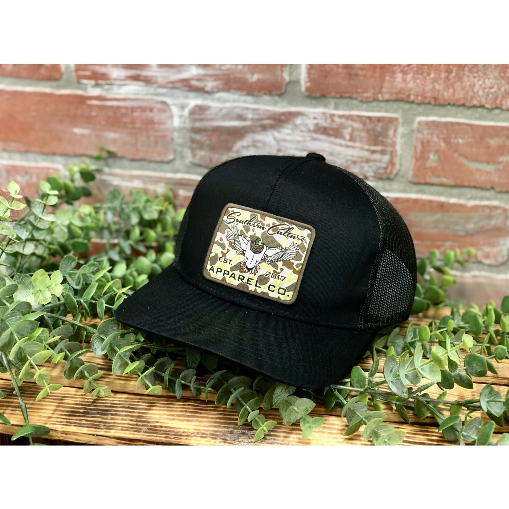 Southern Culture Southern Culture Vintage Camo Duck Embroidered Patch Snapback Hat