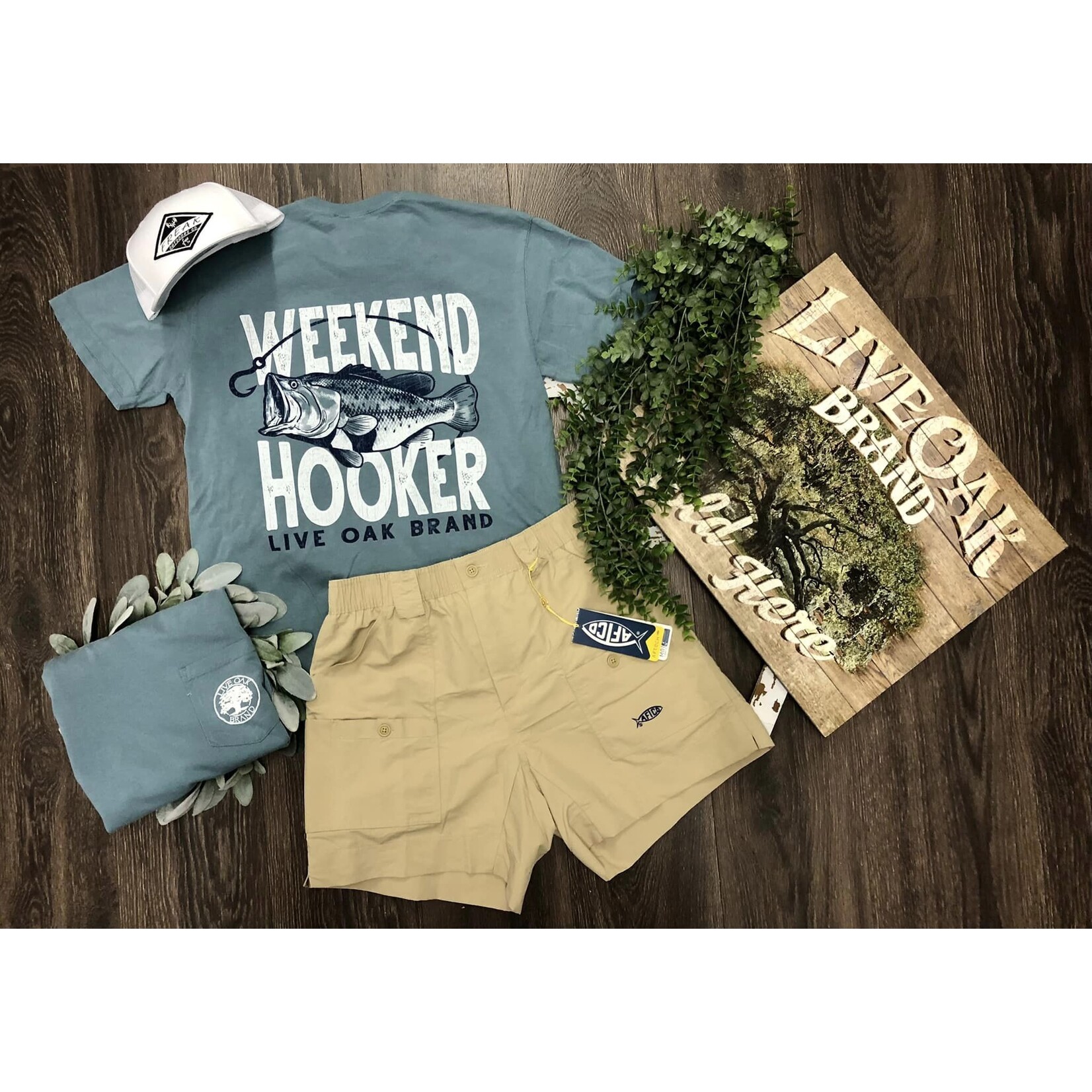 Live Oak Brand Live Oak Brand Weekend Hooker S/S TEE Shirt