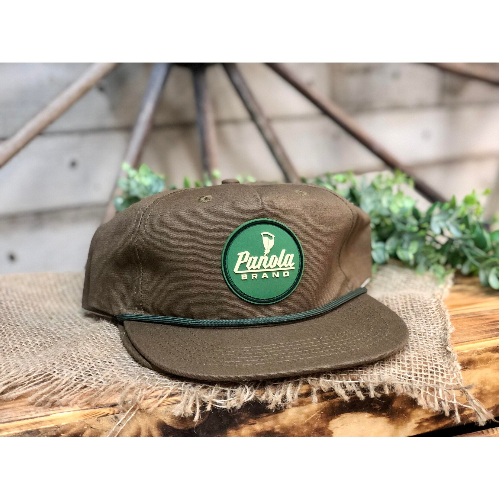 Panola Brand Panola Brand Rubber Patch Logo Rope Snapback Hat