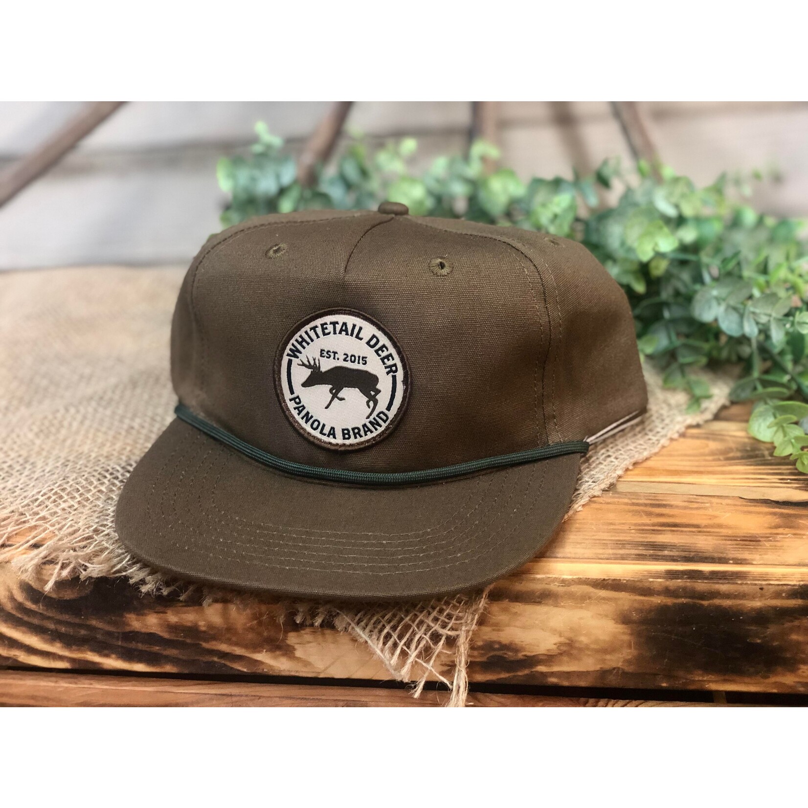 Panola Brand Panola Brand Whitetail Deer Patch Rope Snapback Hat