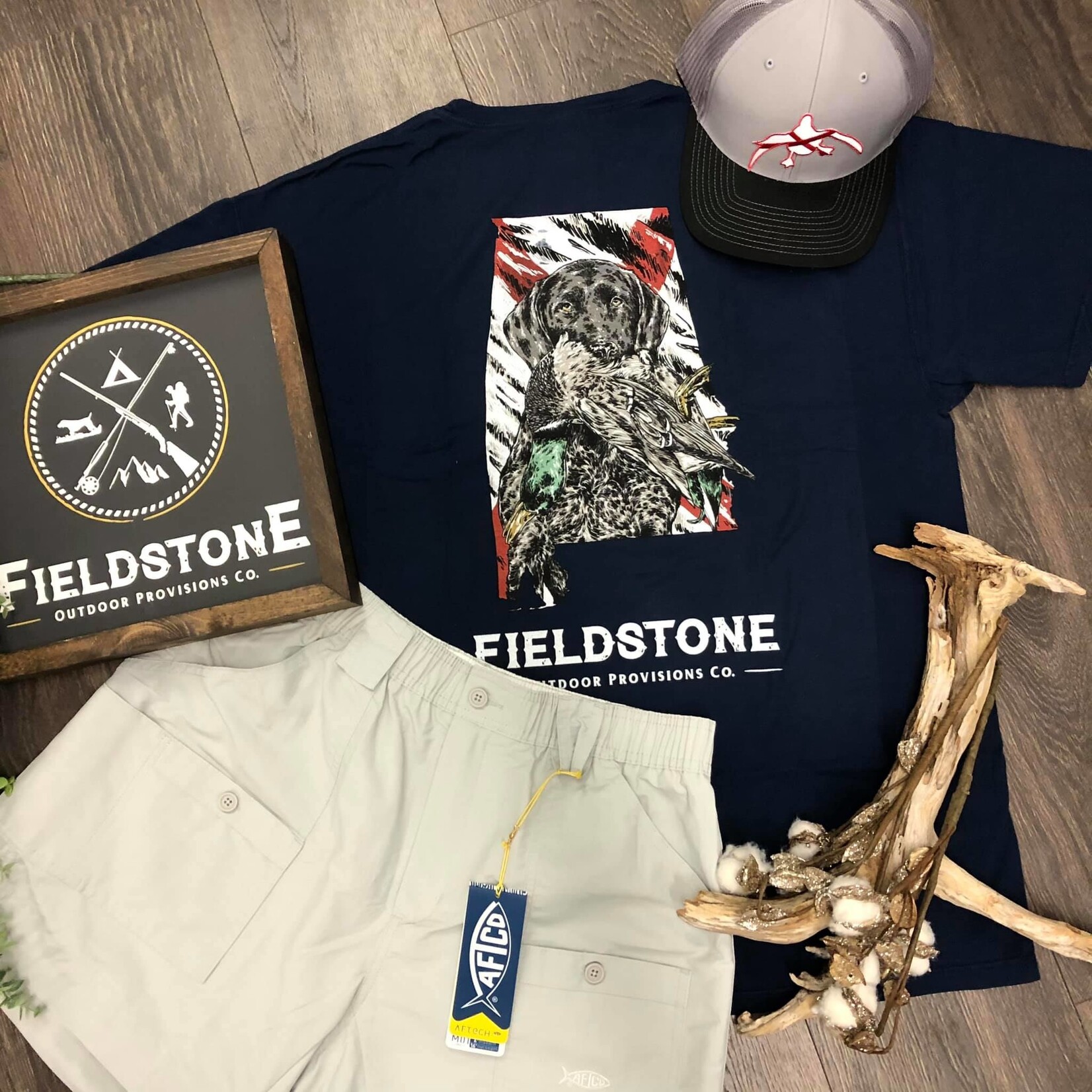 Fieldstone Fieldstone Apparel Alabama Bird Dog S/S TEE Shirt