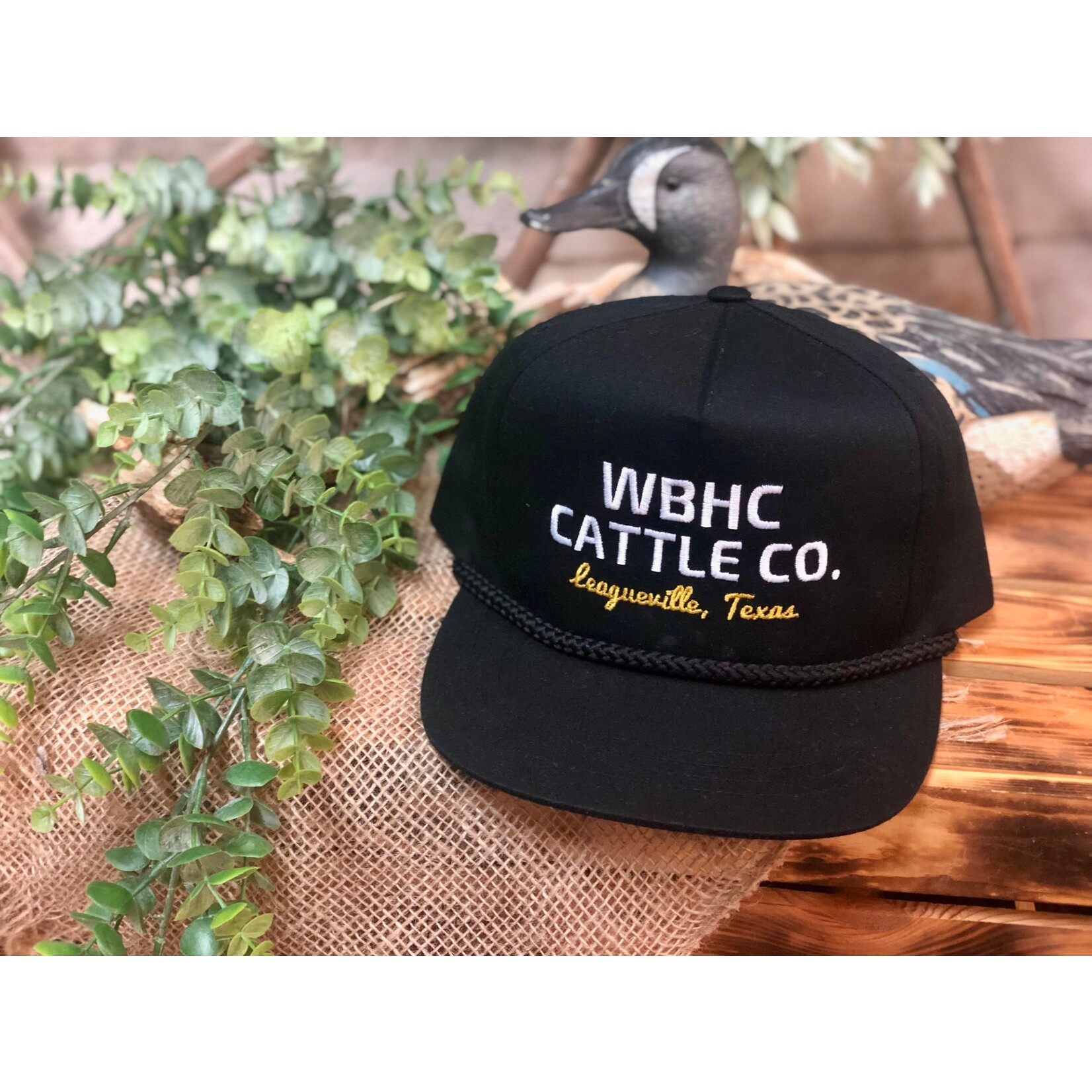 Whiskey Boat Goods Logo Patch Hat